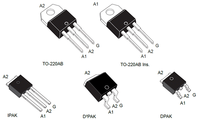 STMicroelectronics 6A-16A 免缓冲器双向可控硅